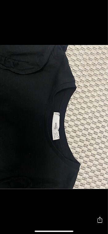 xs Beden siyah Renk Mango Tshirt