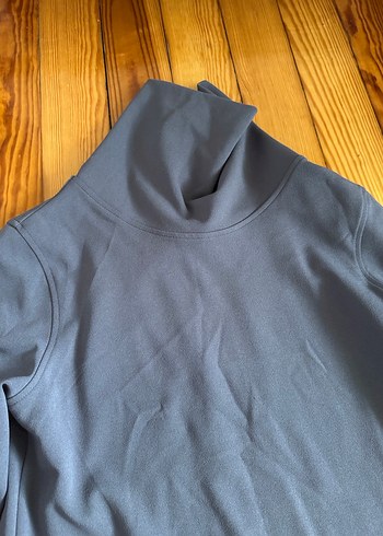 Kadın acık Lacivert Uzun Kollu Triko Elbise - Görsel 4