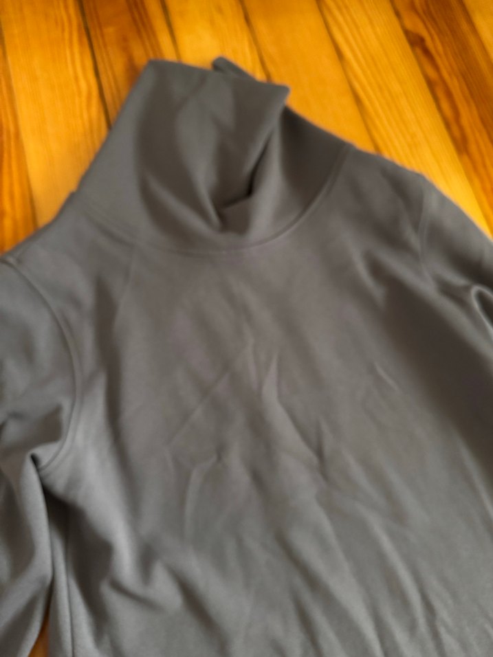 Kadın acık Lacivert Uzun Kollu Triko Elbise - Görsel 3