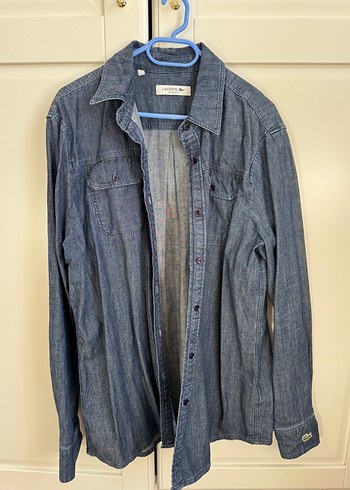 Lacoste Mavi Denim Gomlek