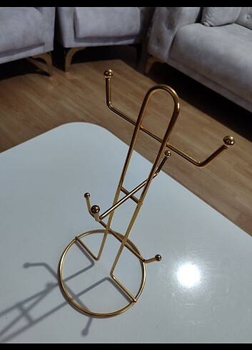 Ikea Kupa Stant 6'lı ( Gold Renk )