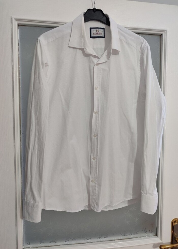Erkek Beyaz Gömlek  - Görsel 2