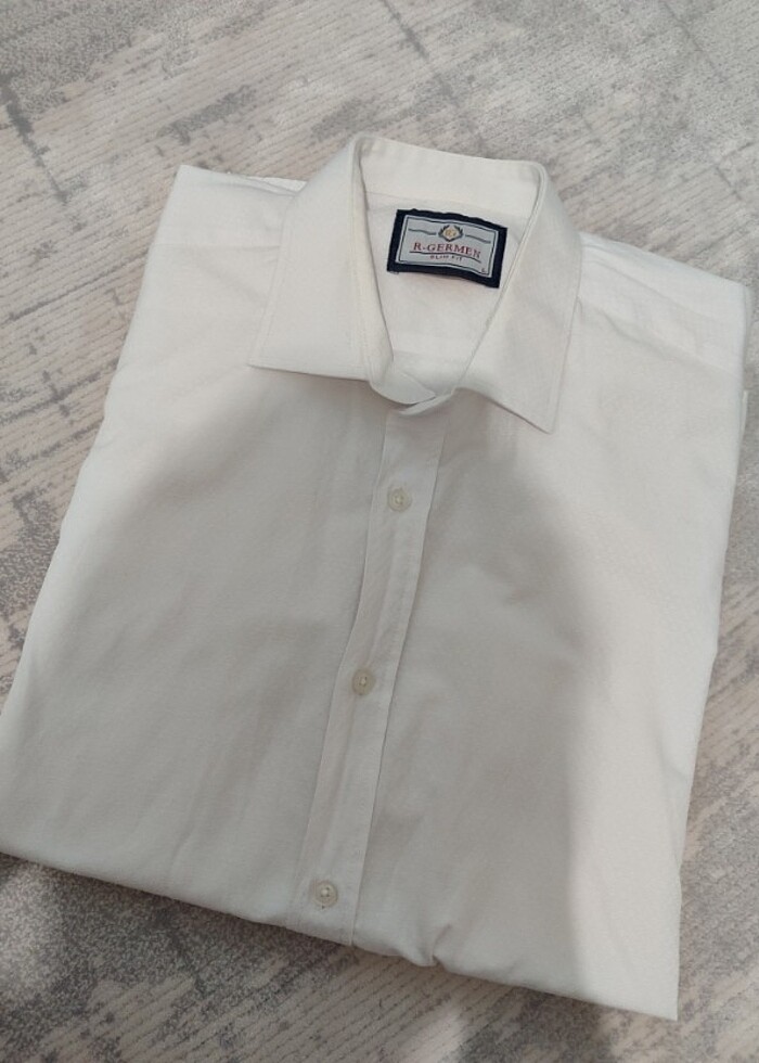 Erkek Beyaz Gömlek  - Görsel 5