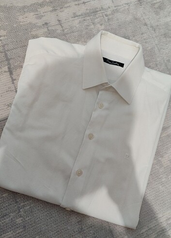 Pierre Cardin Erkek Beyaz Gömlek  - Görsel 6