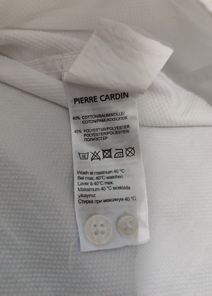 Pierre Cardin Erkek Beyaz Gömlek  - Görsel 2