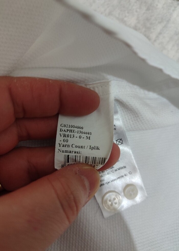 Pierre Cardin Erkek Beyaz Gömlek  - Görsel 4