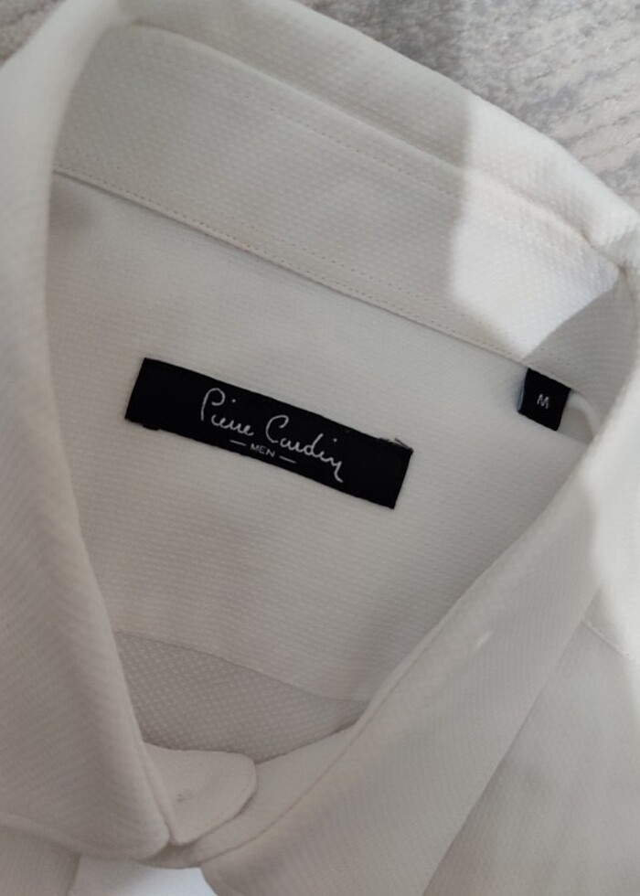 Pierre Cardin Erkek Beyaz Gömlek  - Görsel 5
