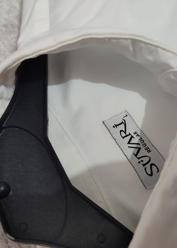 Süvari Erkek Beyaz Gömlek  - Görsel 2