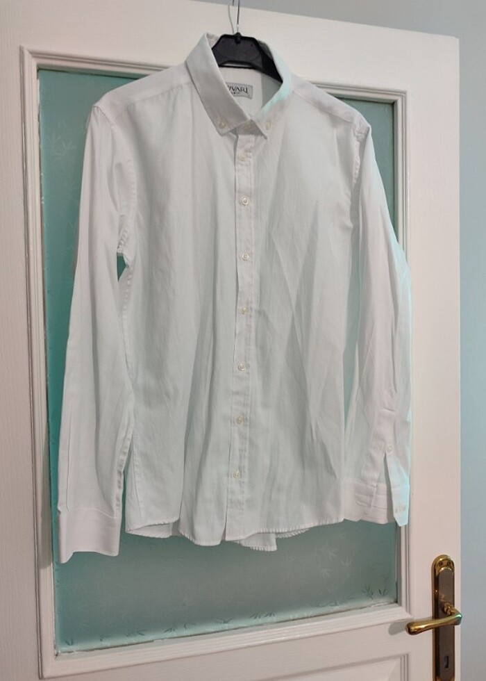 Süvari Erkek Beyaz Gömlek  - Görsel 3