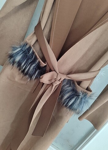 Mevsimlik Süet Palto - Görsel 5