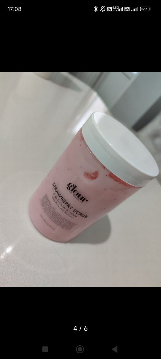 Glour Çilek Vücut Peelingi 500 ml - Görsel 4