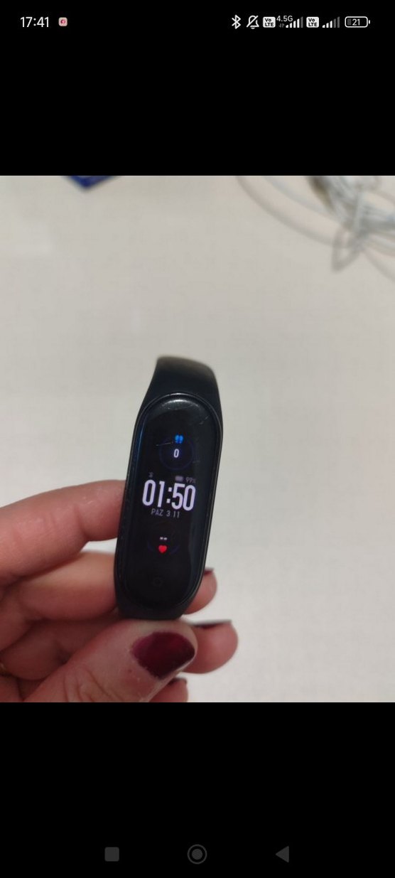 Xiamio Mi Band 5  Siyah Akıllı Bileklik/ Unisex - Görsel 3