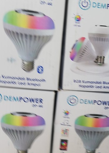 Diğer Dempower DP-44 RGB Bluetooth Hoparlör Led Ampul