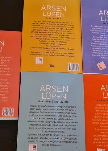 Beden Renk Arsen Lüpen 5 Kitap Set