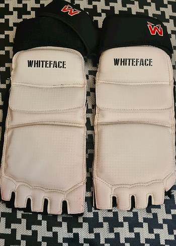 Dae do tekvando Velcro Bağlamalı Beyaz  Diz kol koruyucu - Görsel 7