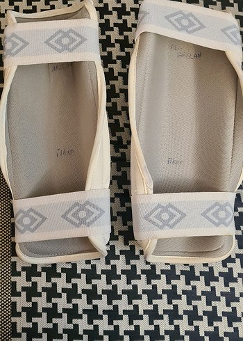 Dae do tekvando Velcro Bağlamalı Beyaz  Diz kol koruyucu - Görsel 2