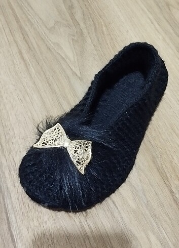 Beden Tığ ile örülmüş babet patik