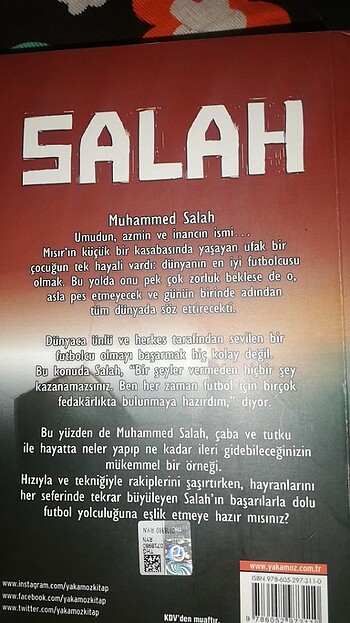  Beden Mohamed Salah kitap 