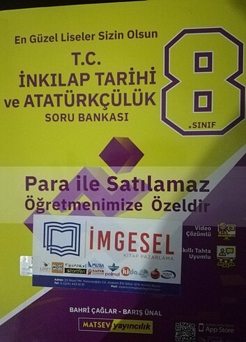 İnkılap tarihi ve Atatürkçülük soru bankası 8.sınıf 