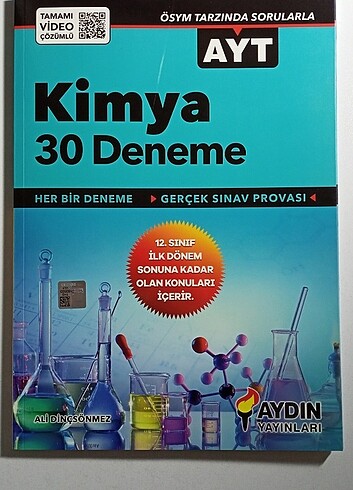 Aydın ayt kimya denemesi (30'lu)