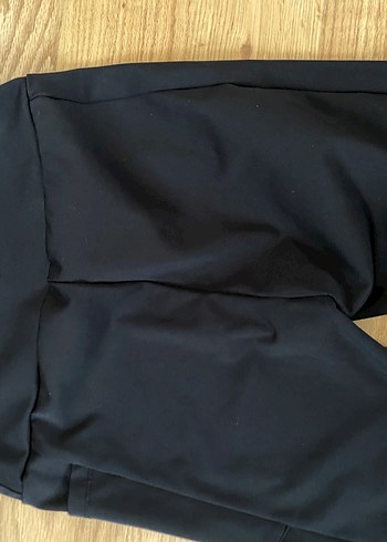 s Beden Kadın Siyah Mini Spor Şort Tayt