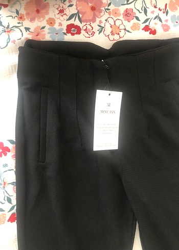 34 Beden Siyah Yazlık Kumaş Pantolon