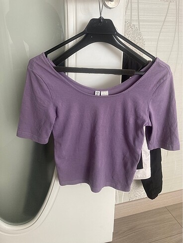 h&m basic crop