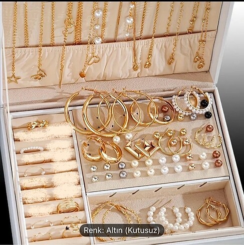 Gold Takı Seti (altın renginde) (kutusuz)