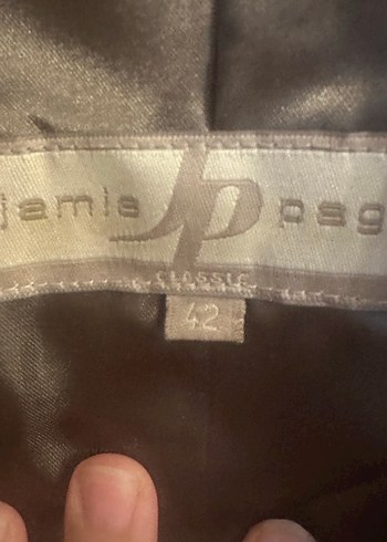 Vizon Deri Fermuarlı Kışlık Biker Ceket 40-42 beden - Görsel 3