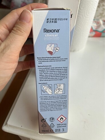 Diğer Rexona clinical protection kadın sprey deodorant