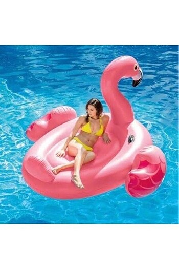 Mega en büyük boy flamingo deniz şişme yatak