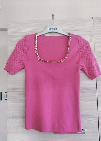 Pembe bluz 
