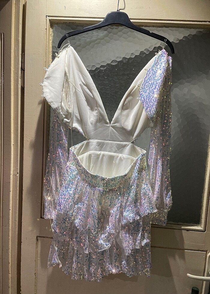 Parıltılı özel gün elbisesi - Görsel 2