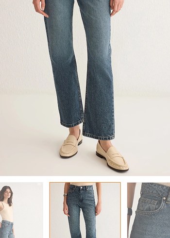 Kadın straight jean