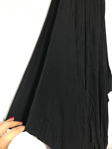 l Beden Siyah uzun etnik elbise