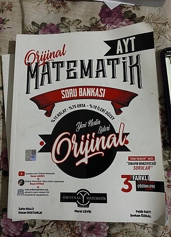 2.El YKS kitap AYT Matematik 