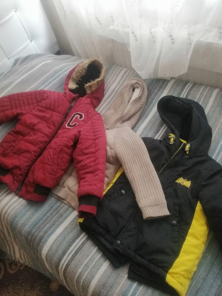 Kapüşonlu, Fermuarlı Erkek Çocuk Ceket - Görsel 2