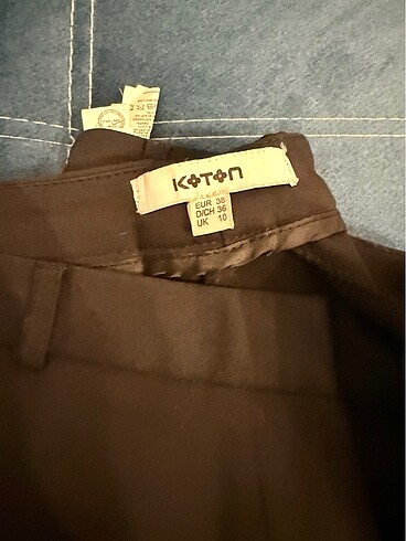 Koton siyah kumaş pantolon