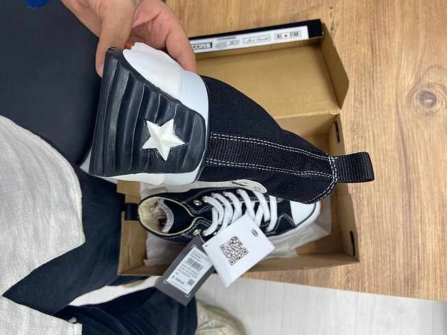 36 Beden siyah Renk CONVERSE RUN STAR HİKE