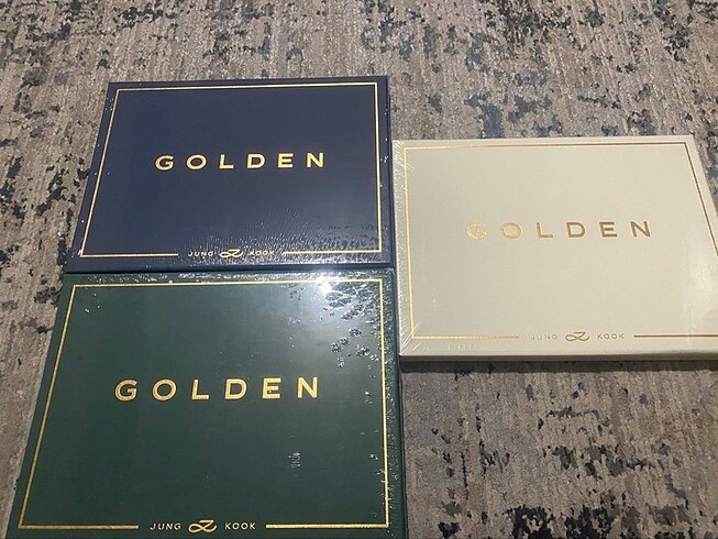 Jungkook golden jelatinli albüm