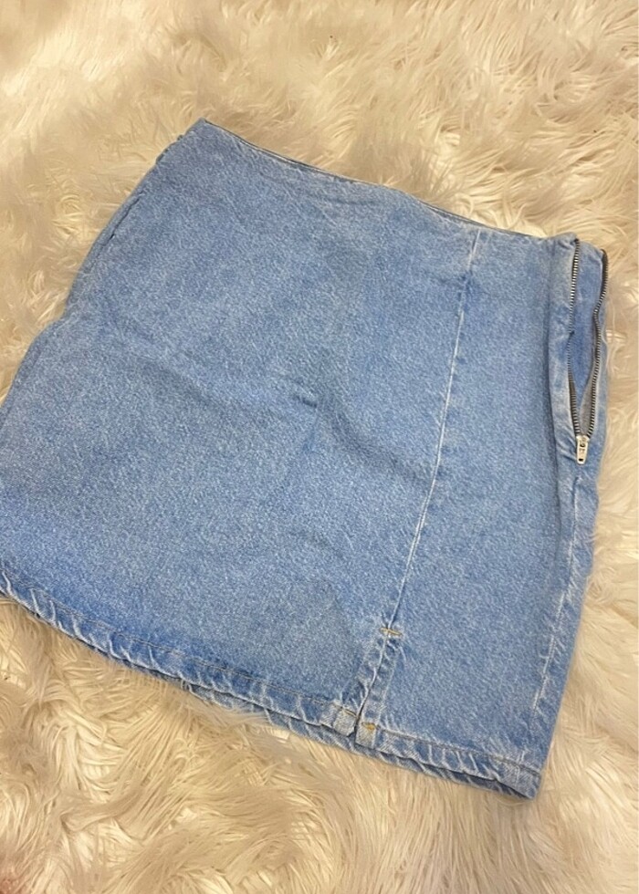 Kot jean etek - Görsel 1