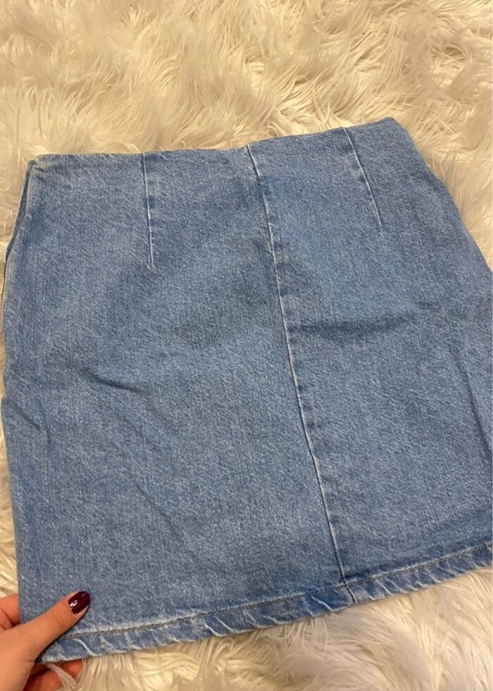 Kot jean etek - Görsel 4