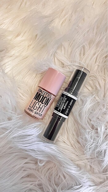 Pastel highlighter ve Wetnwild kontür