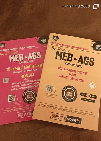 MEB-AGS konu anlatımlı Soru Bankası (iki kitap)