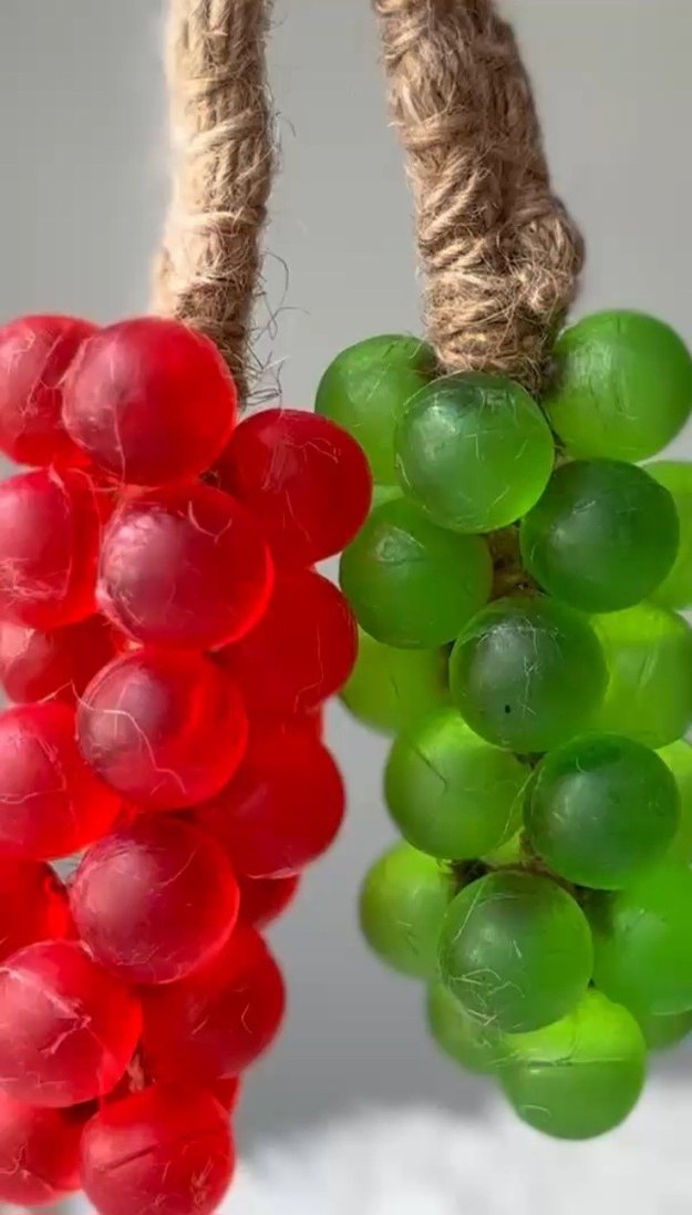 Üzüm Şeklinde Asılabilir Sabunlar - Görsel 2