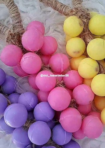 Üzüm Şeklinde Renkli Sabunlar - Görsel 3