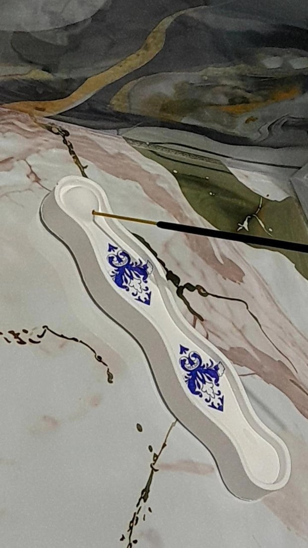 Beyaz Dekoratif Tütsülük - Görsel 2