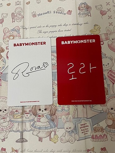 2K Babymonster rora bundle set