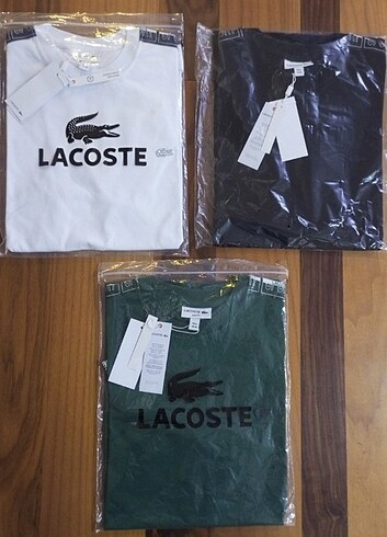 #Lacoste 3 'lü erkek tshirt