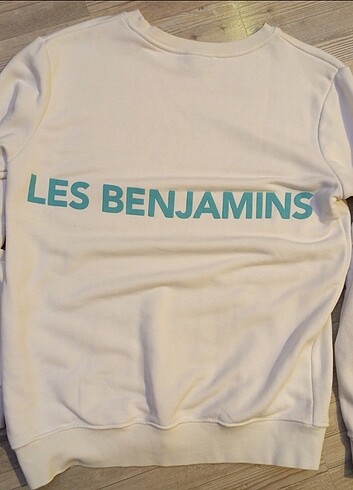l Beden beyaz Renk #les benjamıns kadın sweatshirt